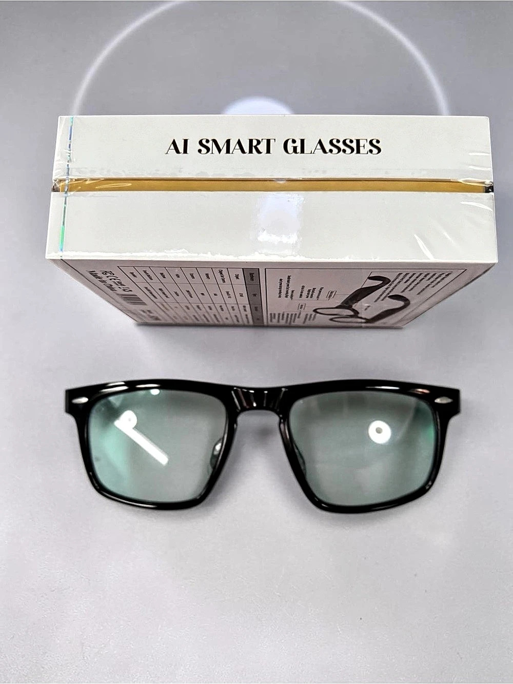 AI Smart Glasses Black Smart Sunglasses 8MP Camera, Bluetooth, new in box